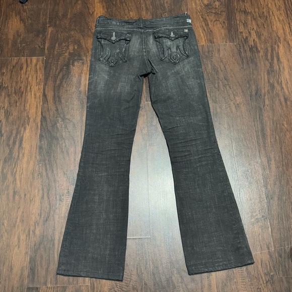 MEK DNM Women's Gray Flared Denim Jeans size 29 - Picture 10 of 16